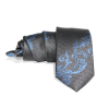 corbata gris brocado azul eduardo bosch