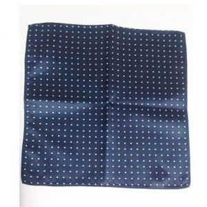pañuelo pajarita azul lunares