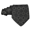 corbata negra con dibujo