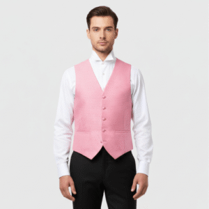 chaleco de hombre para traje ceremonia rosa con piquitos (1) min