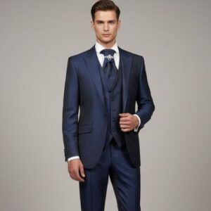 Traje Carlo Pignatelli Azul Noche 4 Piezas (1)