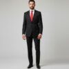 Traje Negro Hombre Slim Fit 2 Piezas Elegante