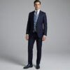 Traje de Novio Ceremonia Azul Marino – Elegancia Moderna y Atemporal
