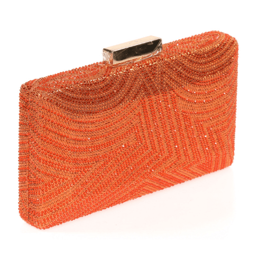 clutch fiesta pedreria naranja bolso invitada (3)