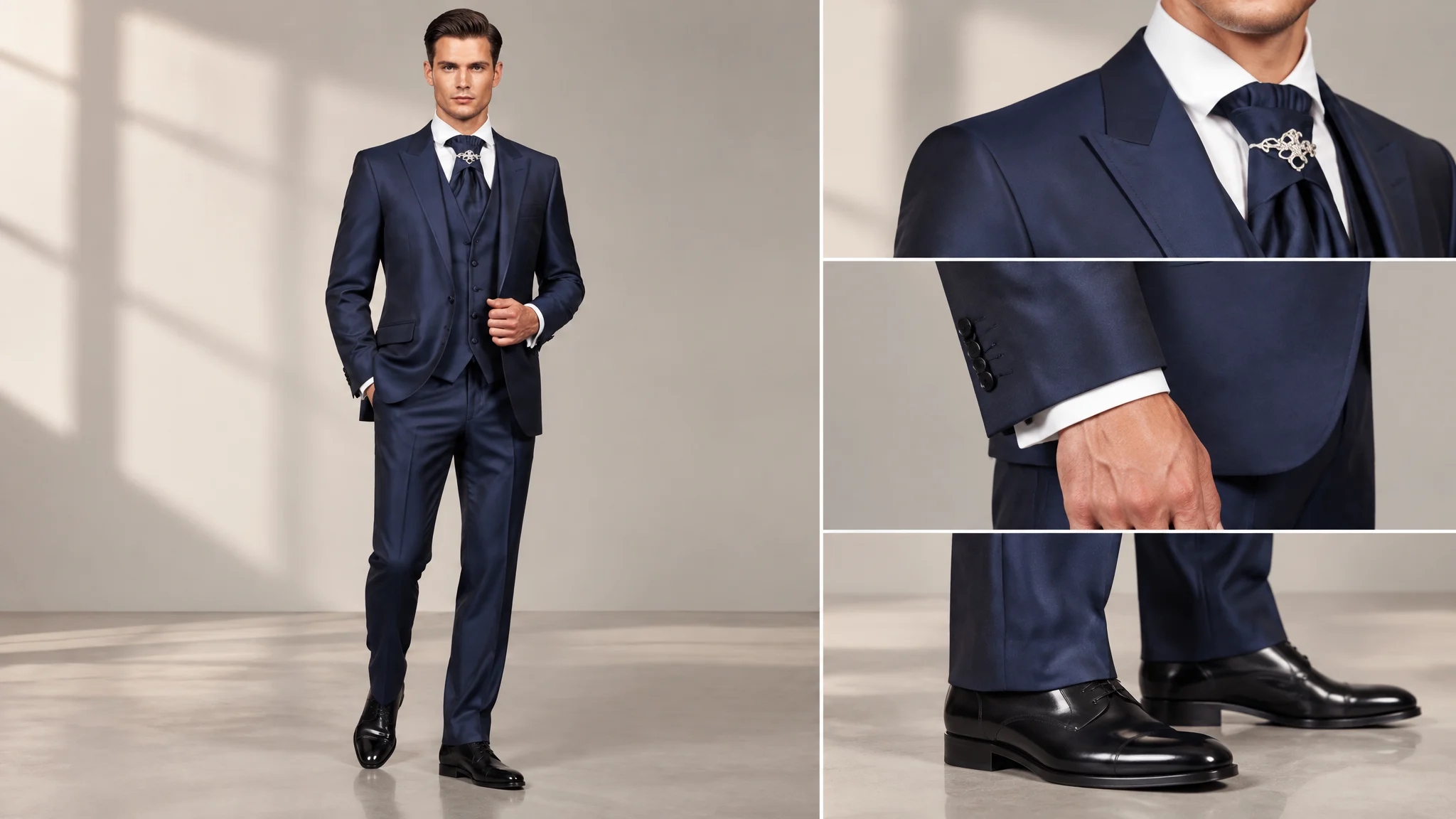 como debe quedar un traje de novio e invitado de boda